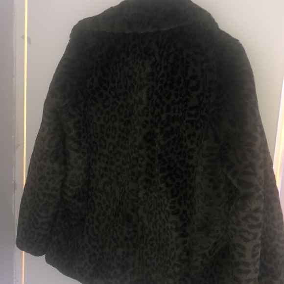 Zadig & Voltaire Miles Leo Faux Fur Coat, Leopard Print - Picture 4 of 9